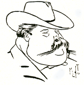 Emílio de Menezes - Caricatura de K. Lixto