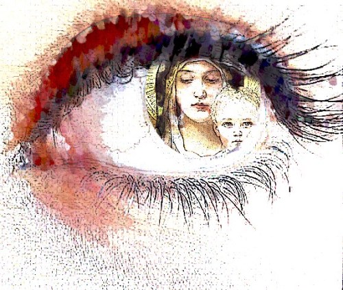 Olhar materno - Cleto de Assis